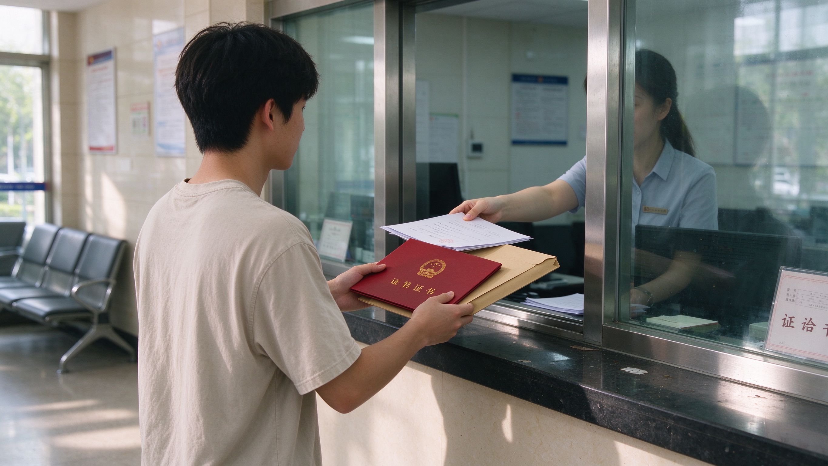 电子证书查询与归档示意